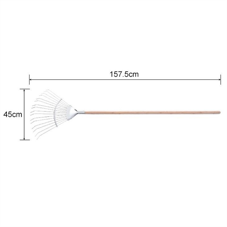 gardening leaf rake metal rhino